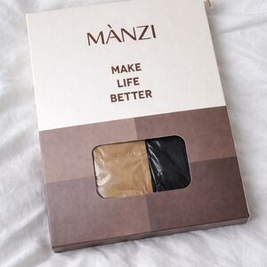 Manzi Black and Tan Tights